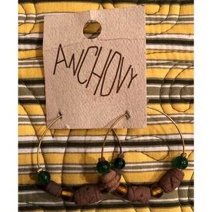 ❄️ Vintage Boho Beaded Hoop Earrings